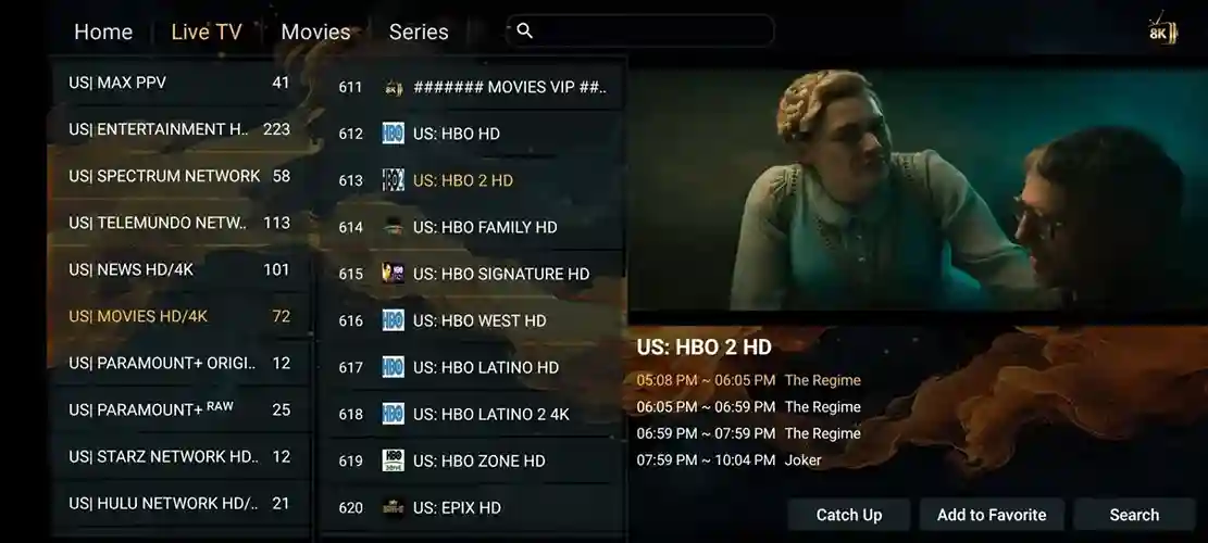 Preview 1 - Delux IPTV Premium IPTV Subscription